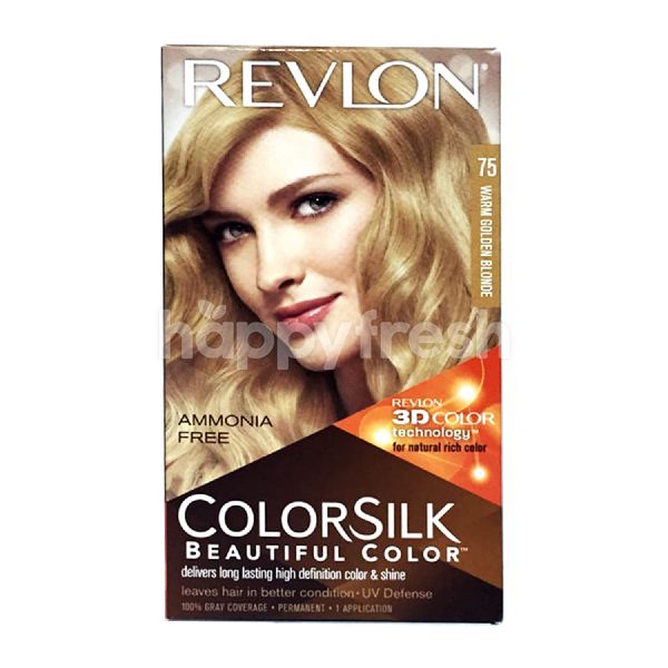 Beli Revlon Colorsilk Hair Color 75 Warm Golden Blonde Dari Watsons