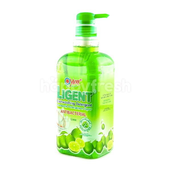 Jual Yuri Ligent Antibacterial Dishwashing Detergent Lime Di AEON