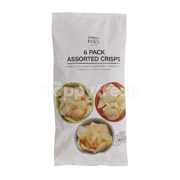 Beli Marks Spencer Assorted Potato Crisps 150g Dari Marks Spencer