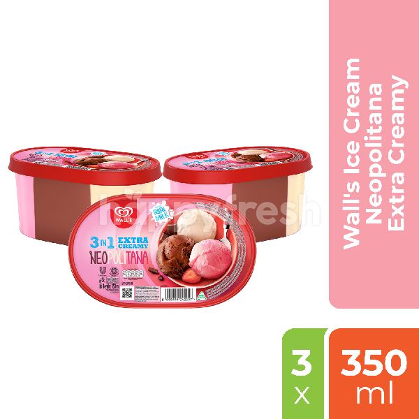 Jual Wall S Ice Cream Neopolitana Extra Creamy Triplepack Di Market