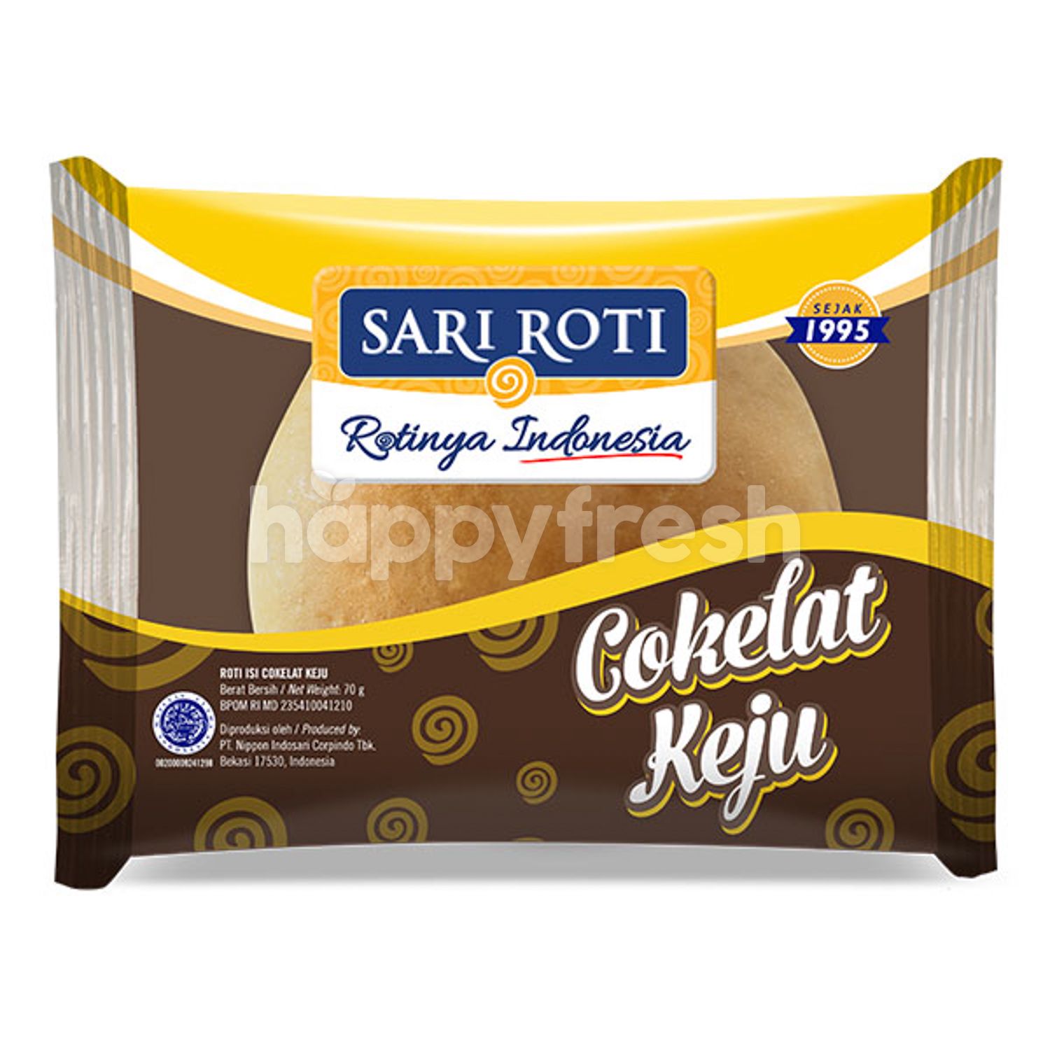 Jual Sari Roti Chocolate And Cheese Filled Bread Di Hypermart Happyfresh