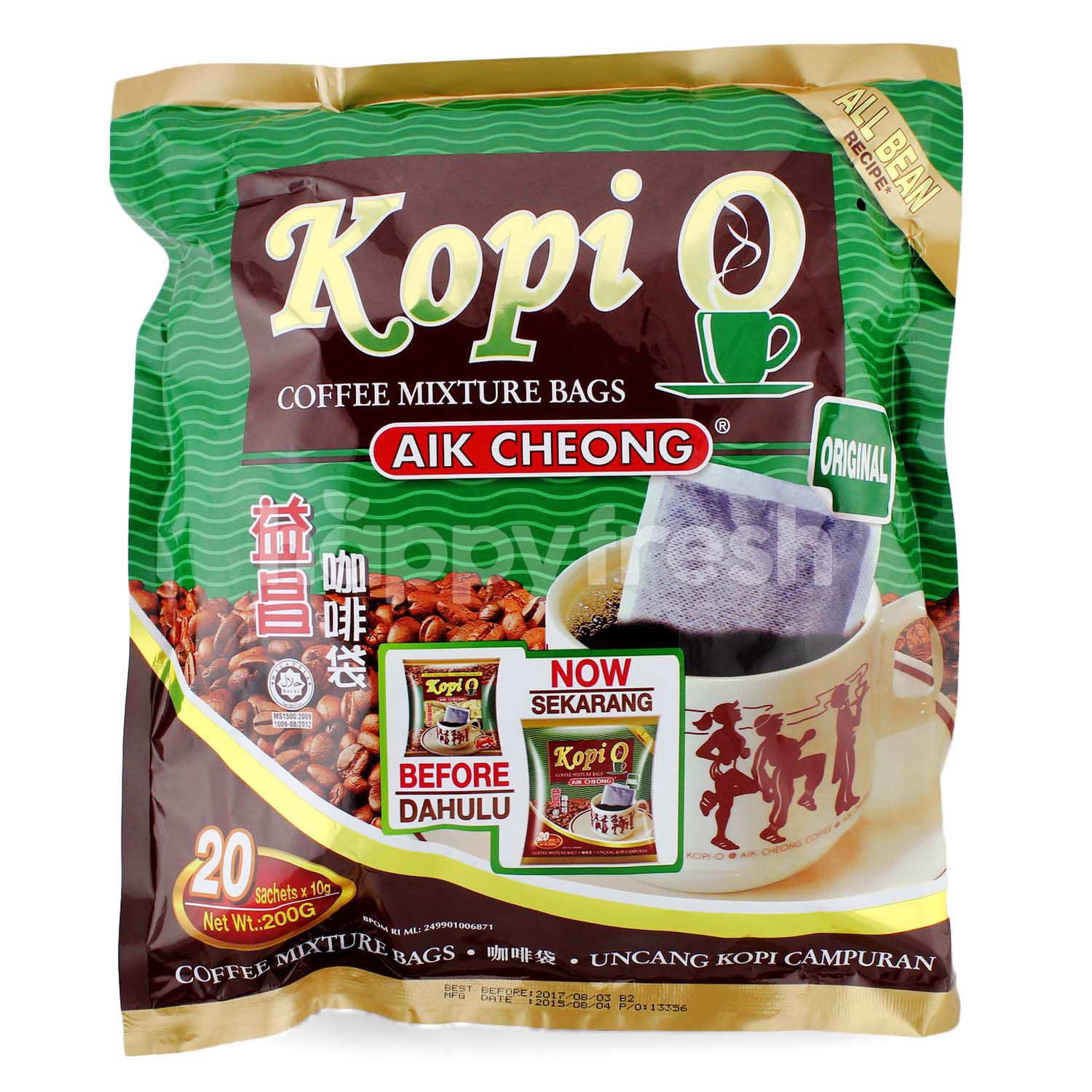 Jual Aik Cheong Coffee O Mixture Bags 20 Sachets Di The FoodHall