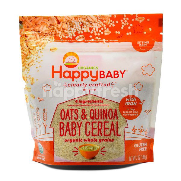 happy baby oats and quinoa cereal