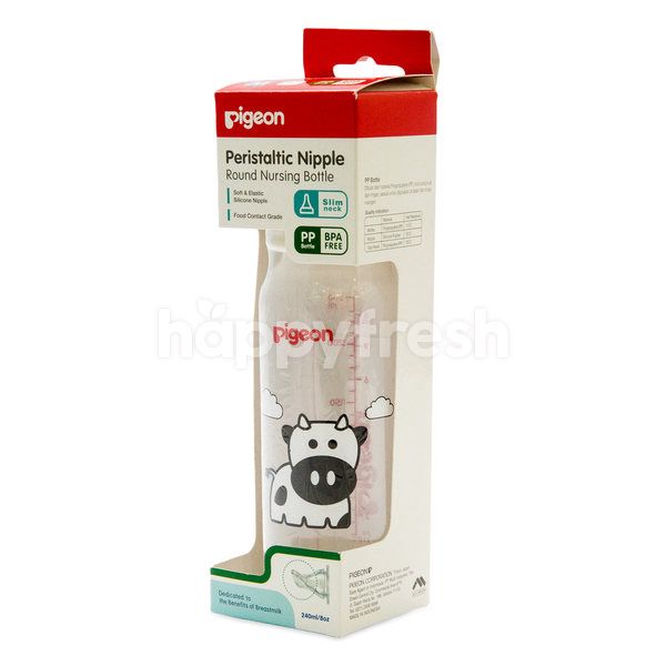 pigeon peristaltic nipple round nursing bottle