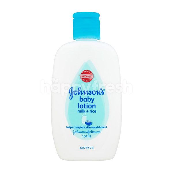 johnson's baby lotion blue bottle