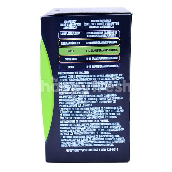 Tampax Pocket Pearl Super Absorbency Compact Tampons Uns Happyfresh