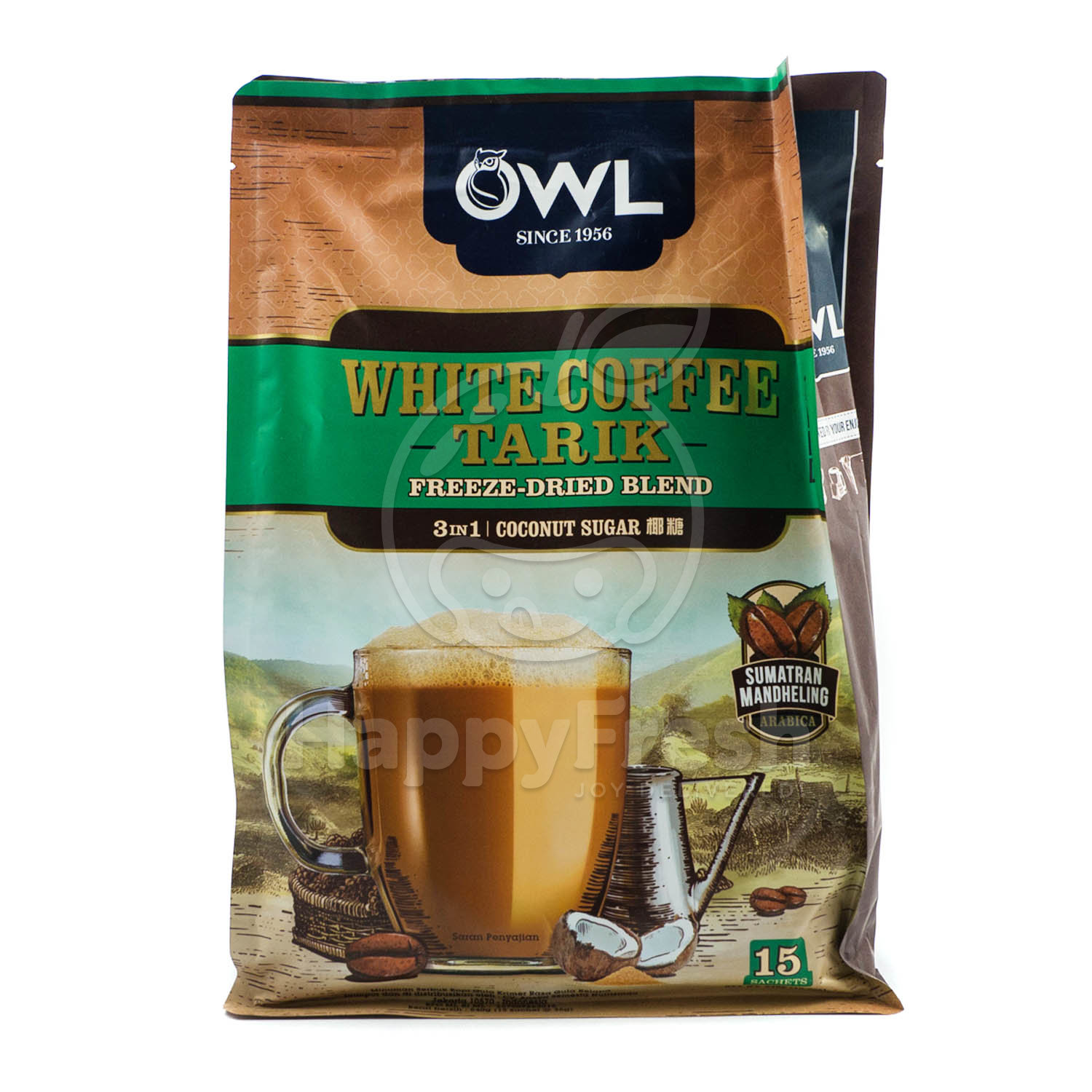 Owl White Coffee Tarik 3in1 Coconut Sugar Happyfresh