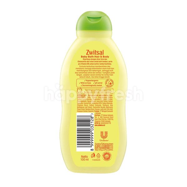 zwitsal baby bath and shampoo