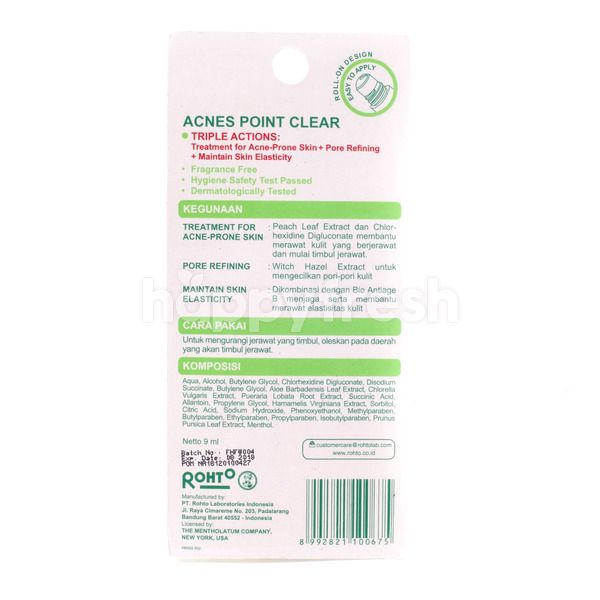 acnes point clear