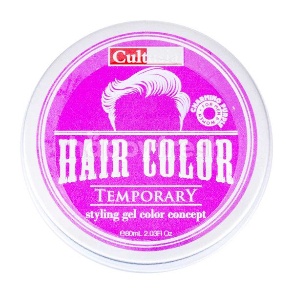 Cultusia Charming Purple Hair Color Temporary Styling Gel Happyfresh