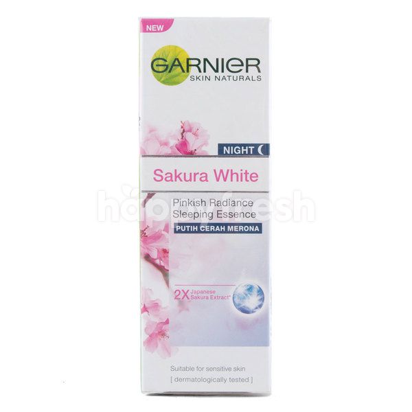 garnier sakura white night cream