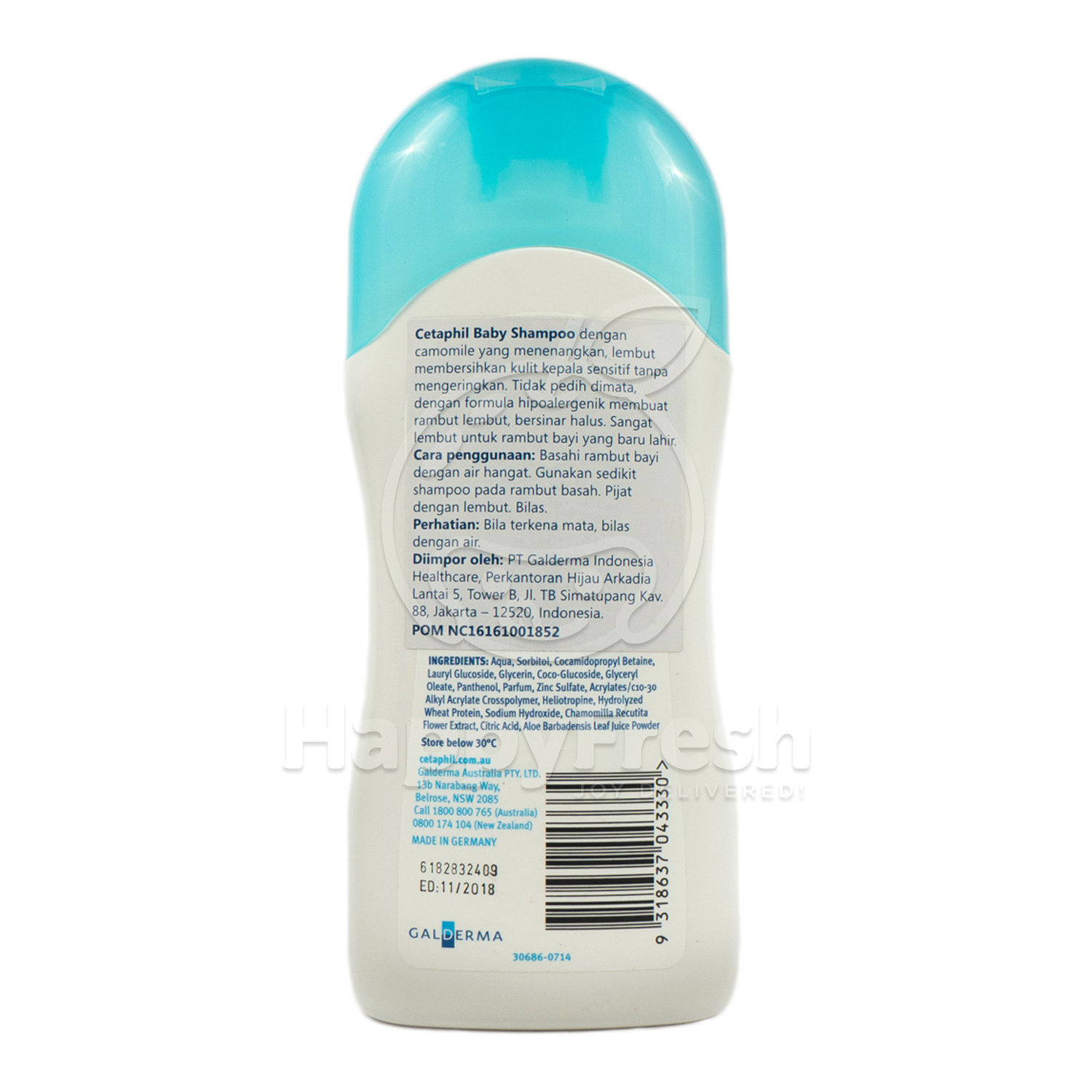 cetaphil baby shampoo with natural camomile