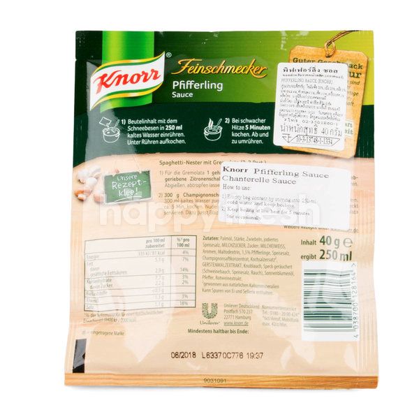 Knorr Pfifferling Sauce Happyfresh