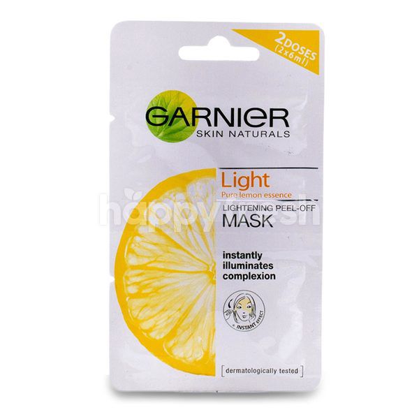 Garnier face mask lemon