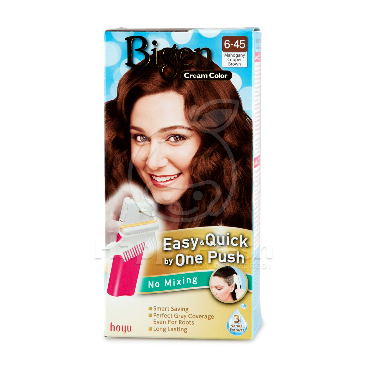 Bigen Cream 6 45 Mahogany Copper Brown Hair Colour Happyfresh