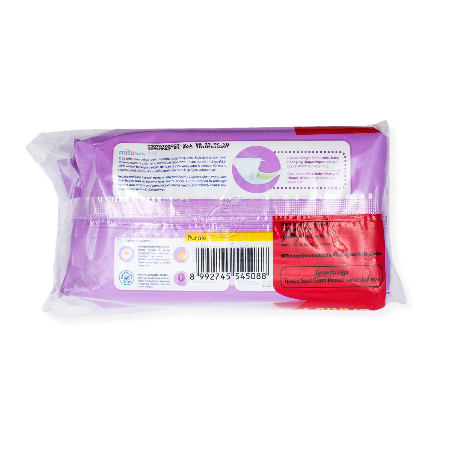 mitu baby changing diaper wipes