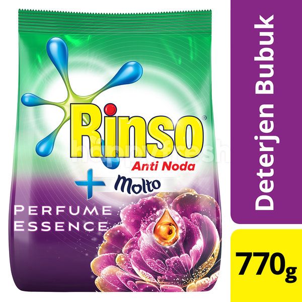 Rinso Anti Stain Plus Molto Perfume Essence Powderlaundry Detergent Jakarta Happyfresh