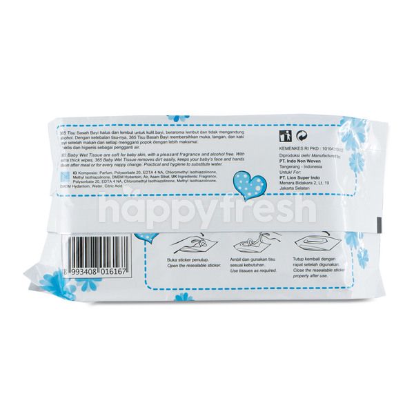 365 baby wipes