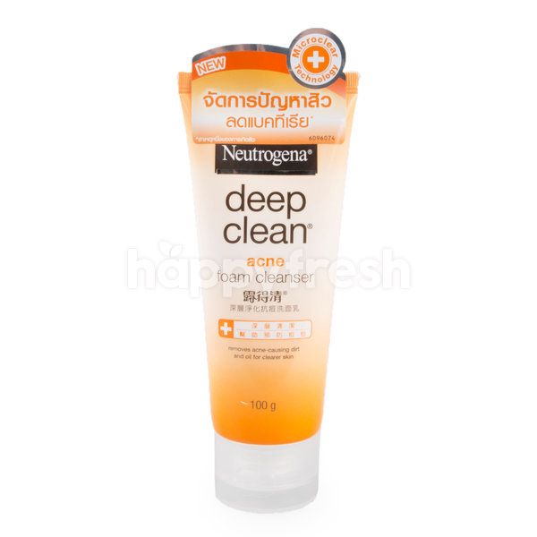 deep clean acne foam cleanser
