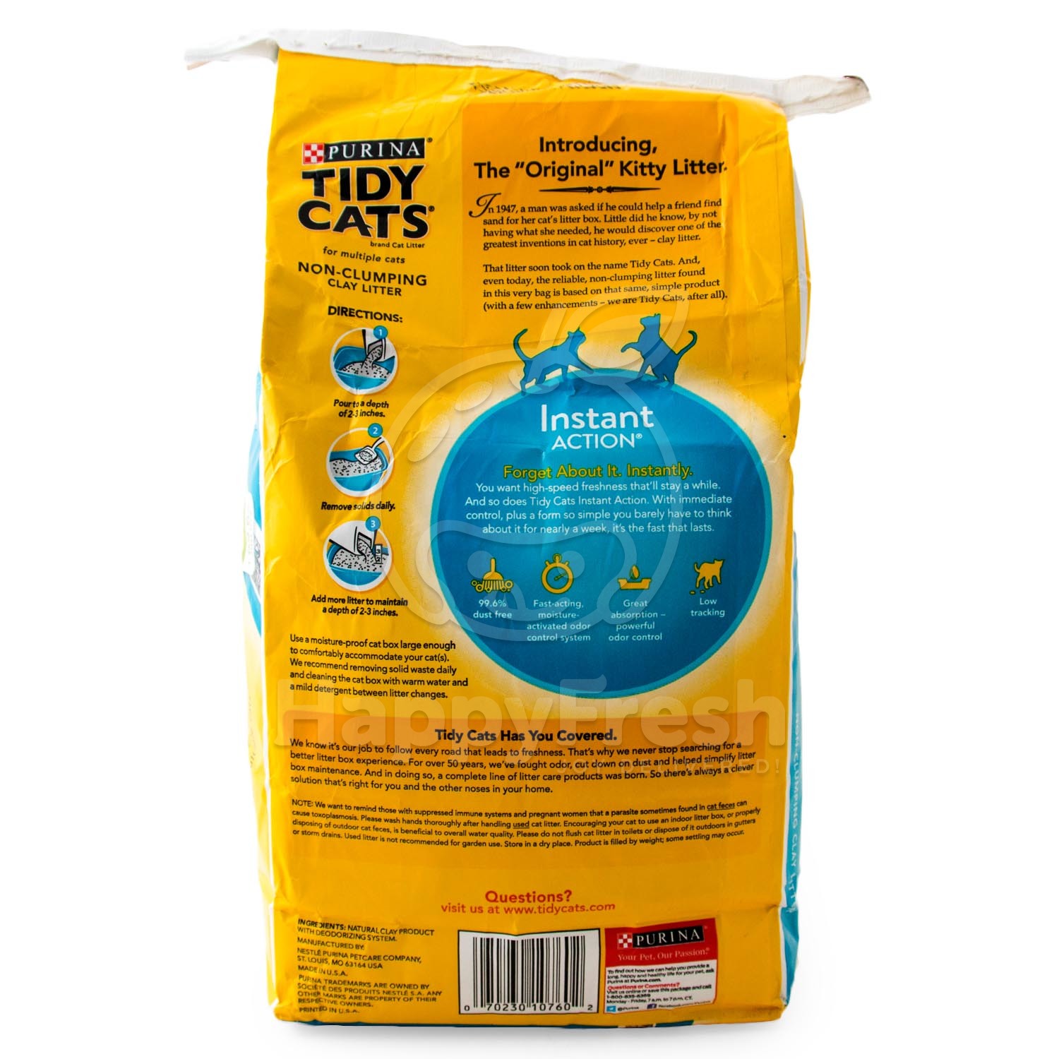 purina tidy cats non clumping clay litter