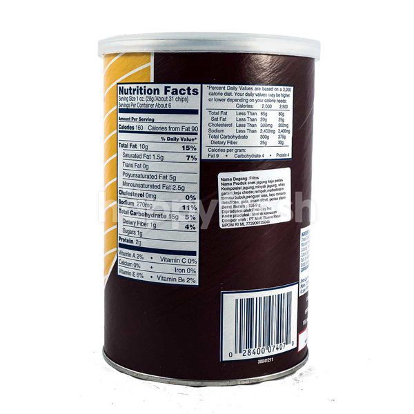 Fritos Chili Cheese Chips Nutrition Facts Blog Dandk