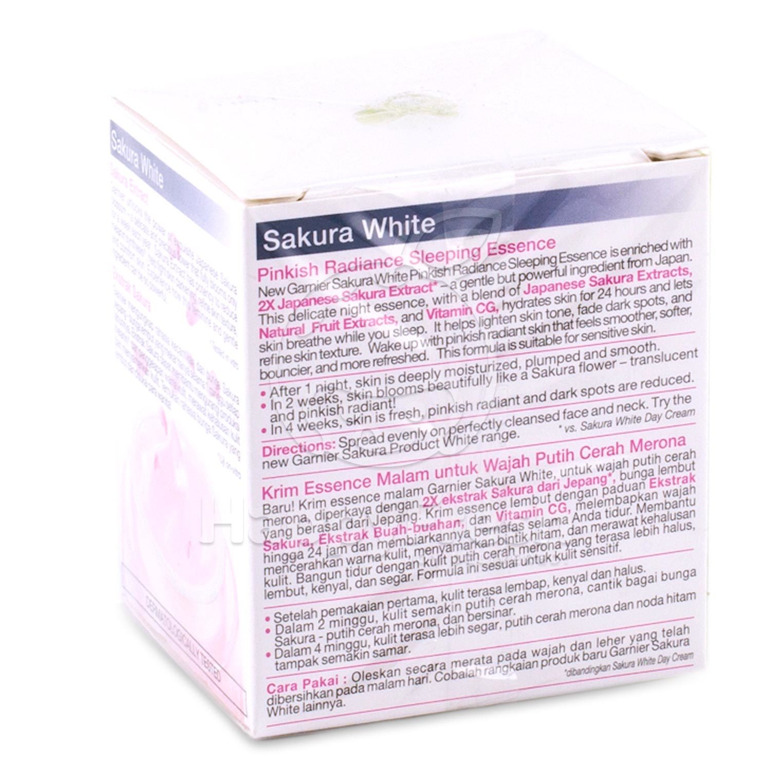 Garnier Sakura White Pinkish Radiance Sleeping Essence Ni Happyfresh