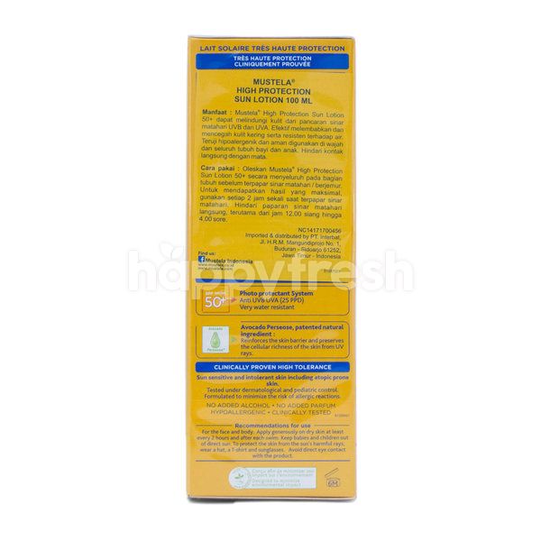 mustela high protection sun lotion