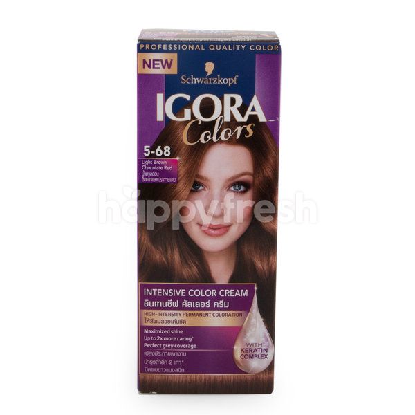 Igora Color 5 68 Light Brown Chocolate Red Bangkok Happyfresh