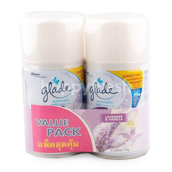 Glade Automatic Room Spray Refil Lavender And Vanilla Scent