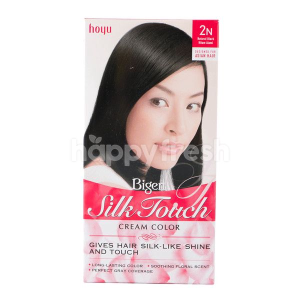 Bigen 2n Natural Black Silky Touch Cream Hair Colour Happyfresh