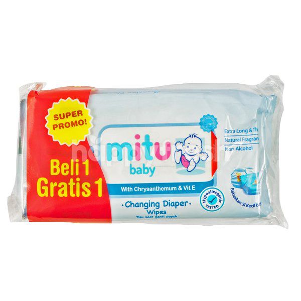 mitu baby changing diaper wipes