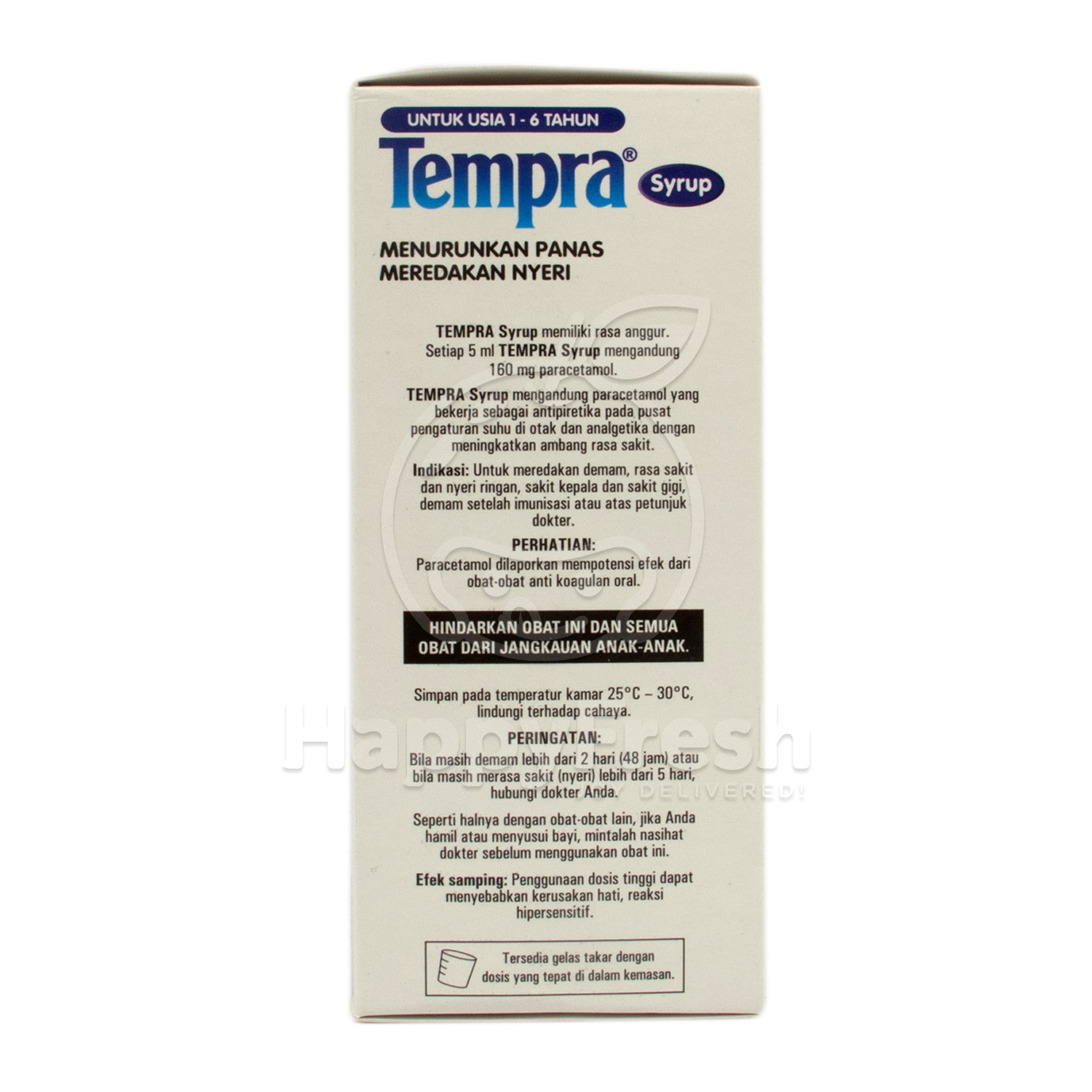 tempra for 1 month old