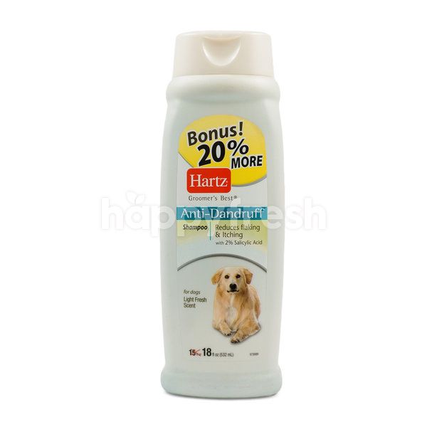 hartz anti dandruff dog shampoo