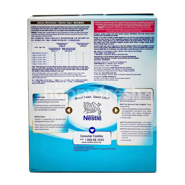 Nan Pro 1 Feeding Table