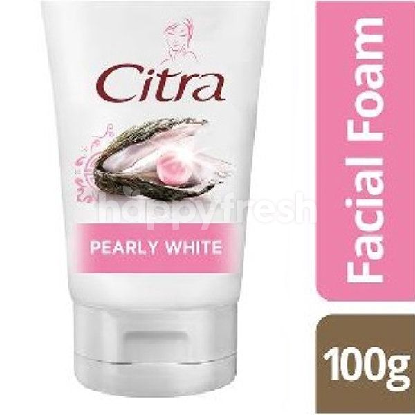 citra pearly white uv facial foam