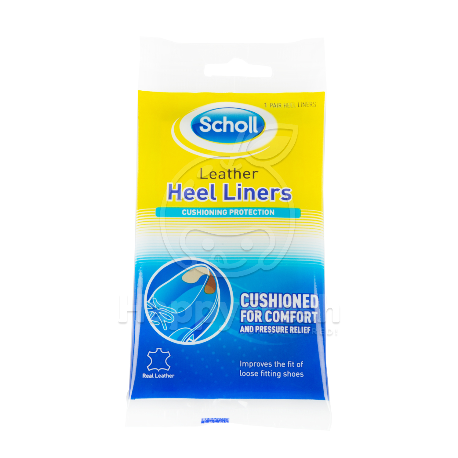 scholl leather heel liners