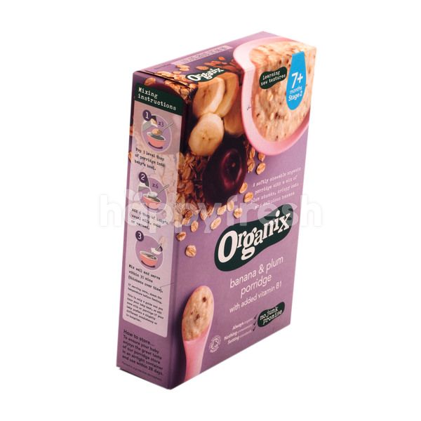 organix banana & plum porridge
