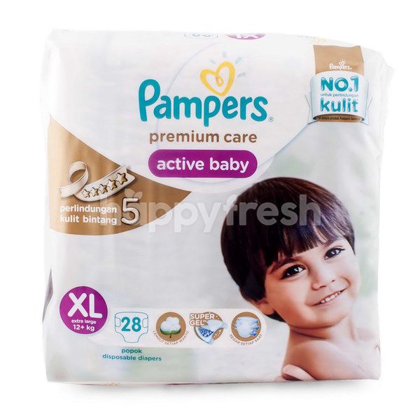 pampers active baby xl