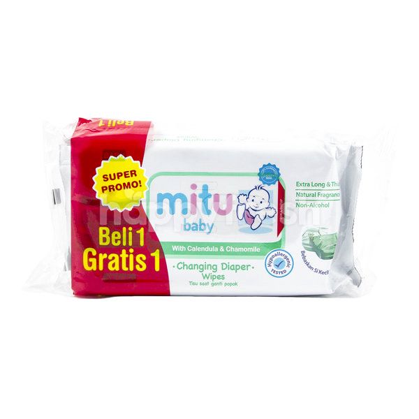 mitu baby changing diaper wipes