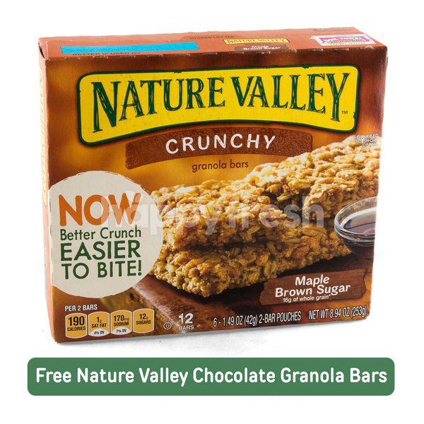 Nature Valley Crunchy Oats & Canadian Maple Syrup Granola Bars (6 Pieces) Petaling Jaya