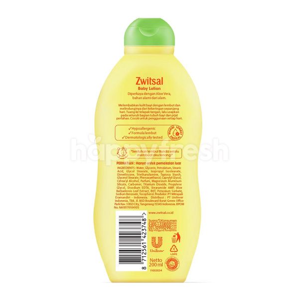 zwitsal baby lotion classic