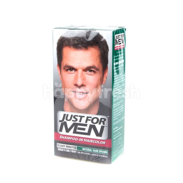 Just For Men Shampoo In Hair Color Natural Dark Brown