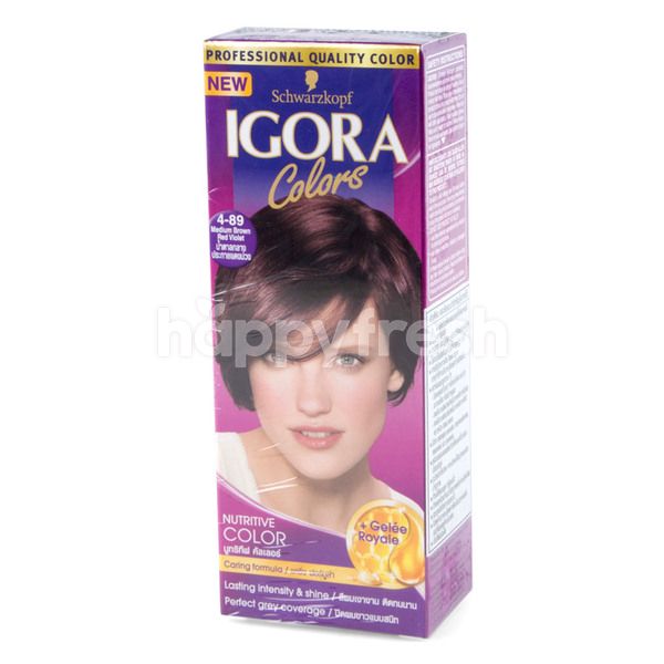 Schwarzkopf Medium Brown Red Violet Hair Colour Happyfresh