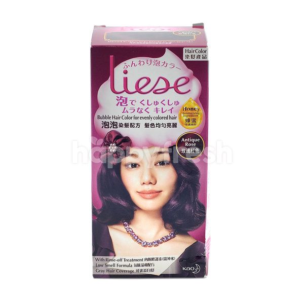 Liese Bubble Hair Colour For Evenly Coloured Hair Antique Rose