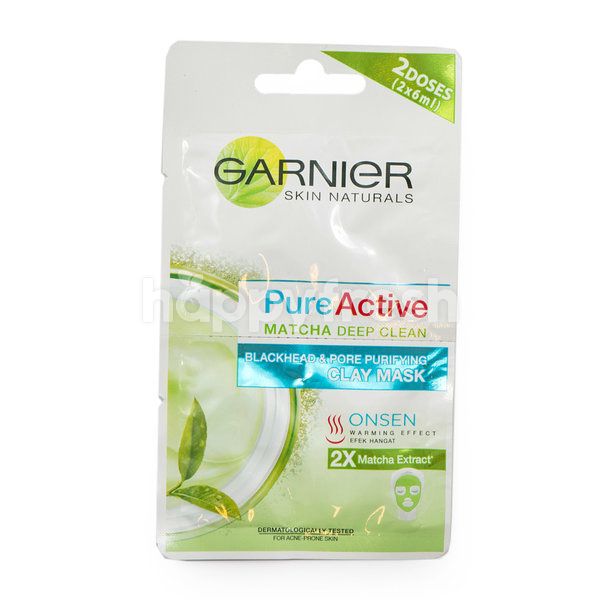 Garnier pure active matcha clay mask