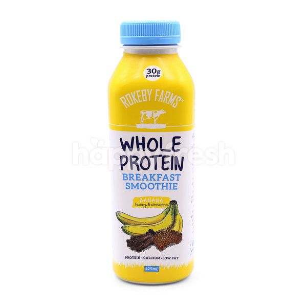 Rokeby Farms Banana Honey & Cinnamon Whole Protein Breakfast Smoothie ...