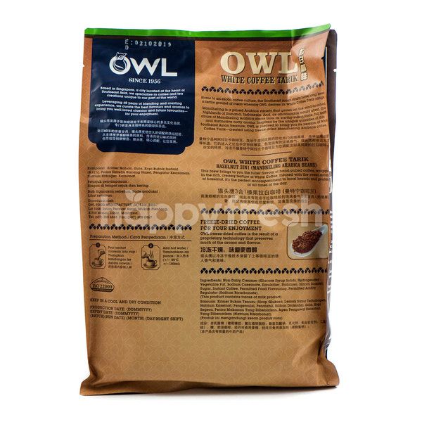 Owl White Coffee Tarik 3in1 Hazelnut Happyfresh