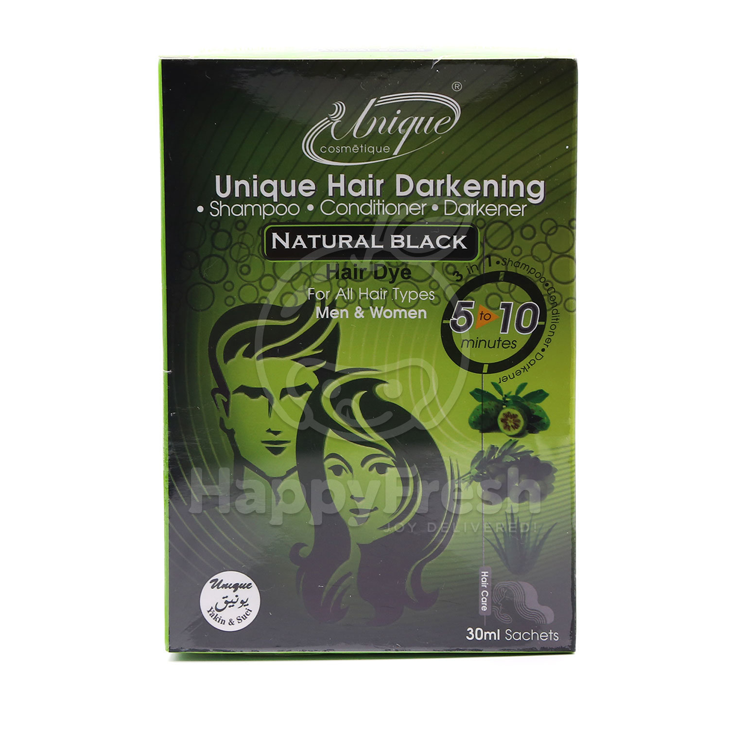 Unique Natural Black Hair Darkening Happyfresh