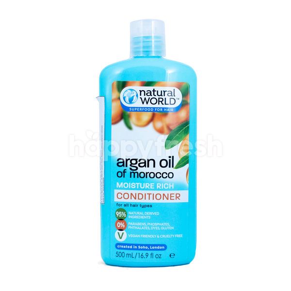 Natural World Argan Oil Of Morocco Moisture Rich Conditioner