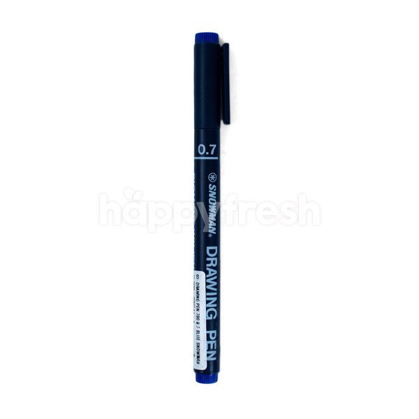 Snowman Drawing Pen 0 7 Blue Happyfresh